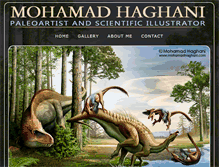 Tablet Screenshot of mohamadhaghani.com